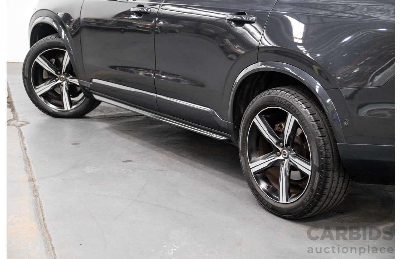 11/2016 Volvo XC90 D5 R-Design (AWD) 256 MY17 4D Wagon Grey Twin Turbo Diesel 2.0L - 7 Seater