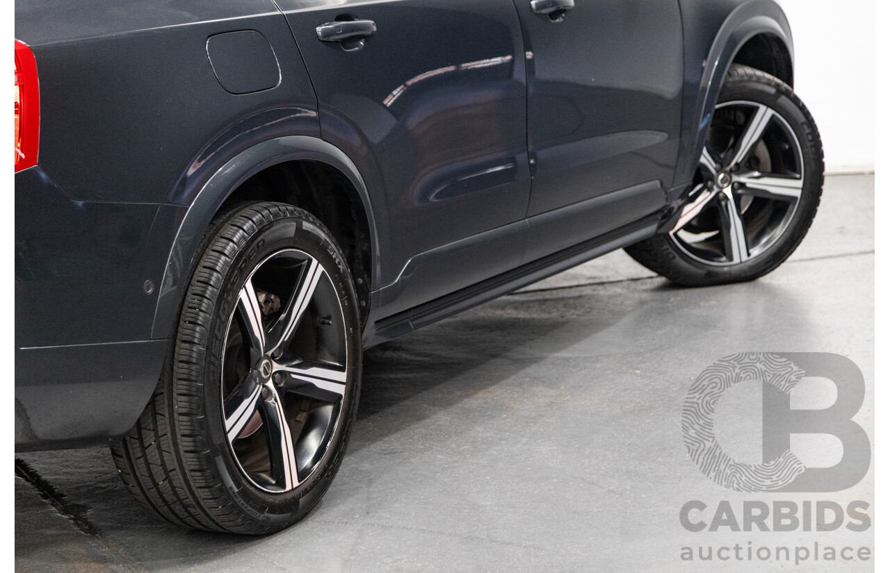 11/2016 Volvo XC90 D5 R-Design (AWD) 256 MY17 4D Wagon Grey Twin Turbo Diesel 2.0L - 7 Seater