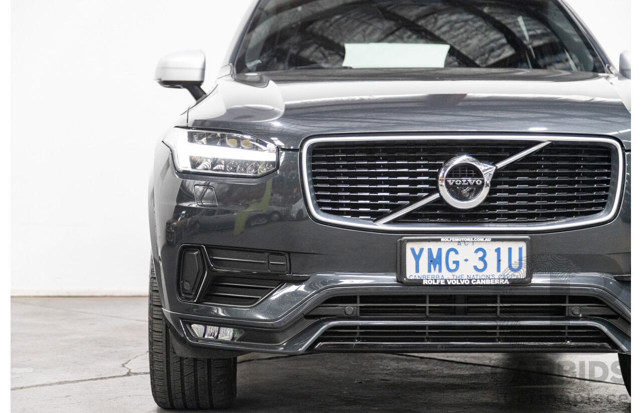 11/2016 Volvo XC90 D5 R-Design (AWD) 256 MY17 4D Wagon Grey Twin Turbo Diesel 2.0L - 7 Seater