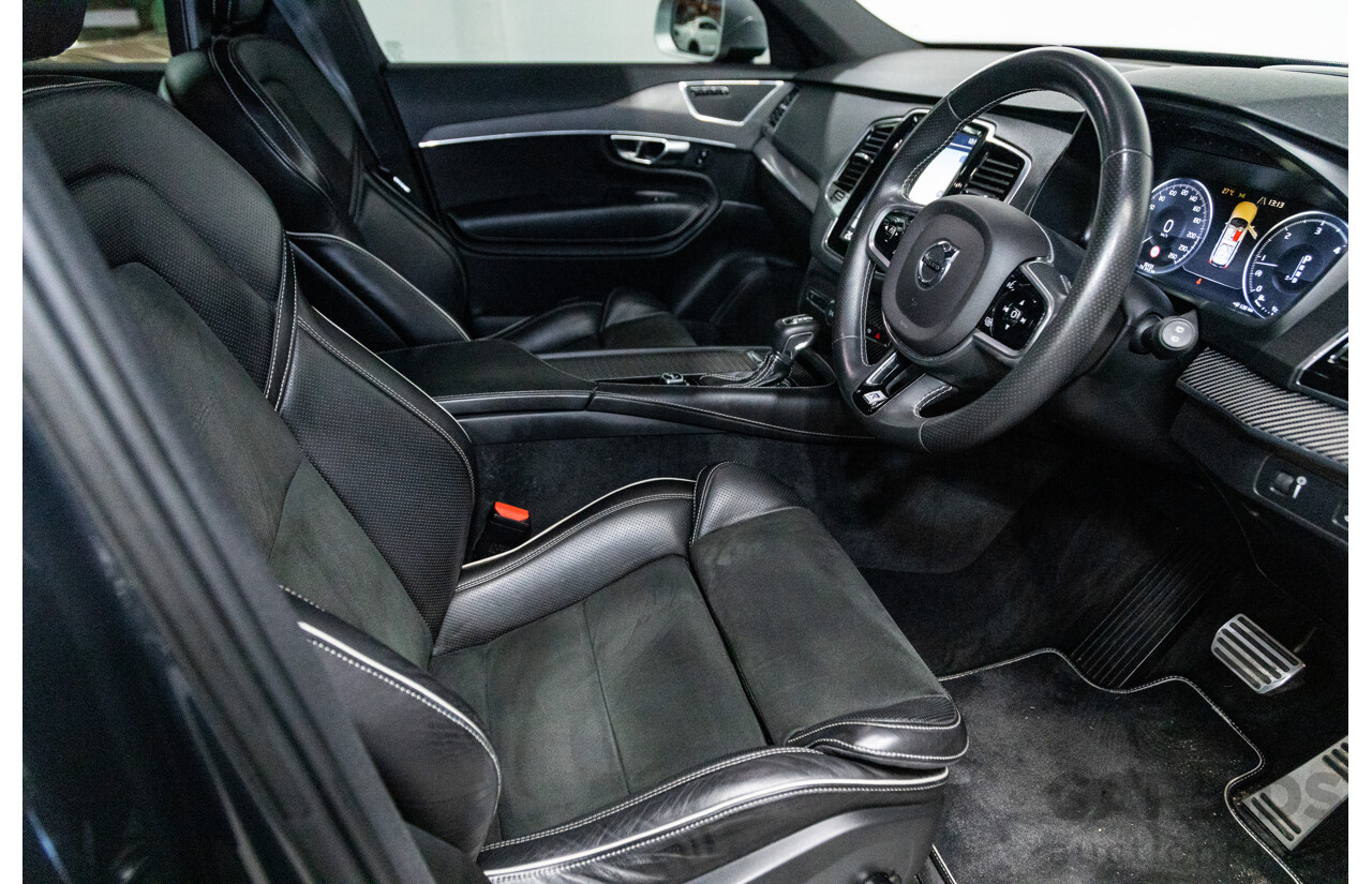 11/2016 Volvo XC90 D5 R-Design (AWD) 256 MY17 4D Wagon Grey Twin Turbo Diesel 2.0L - 7 Seater