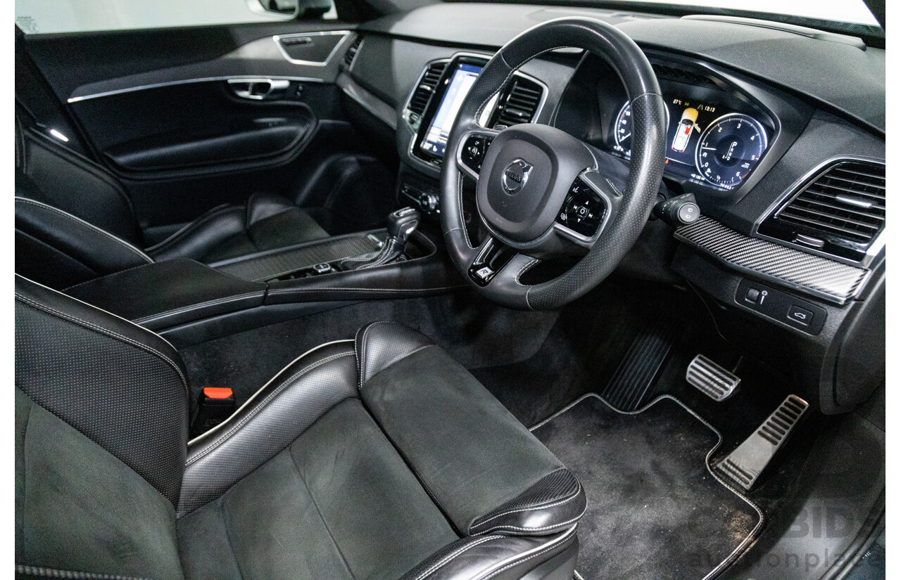 11/2016 Volvo XC90 D5 R-Design (AWD) 256 MY17 4D Wagon Grey Twin Turbo Diesel 2.0L - 7 Seater