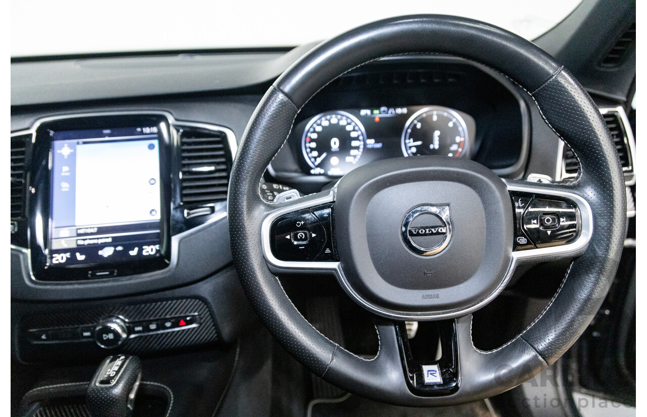 11/2016 Volvo XC90 D5 R-Design (AWD) 256 MY17 4D Wagon Grey Twin Turbo Diesel 2.0L - 7 Seater