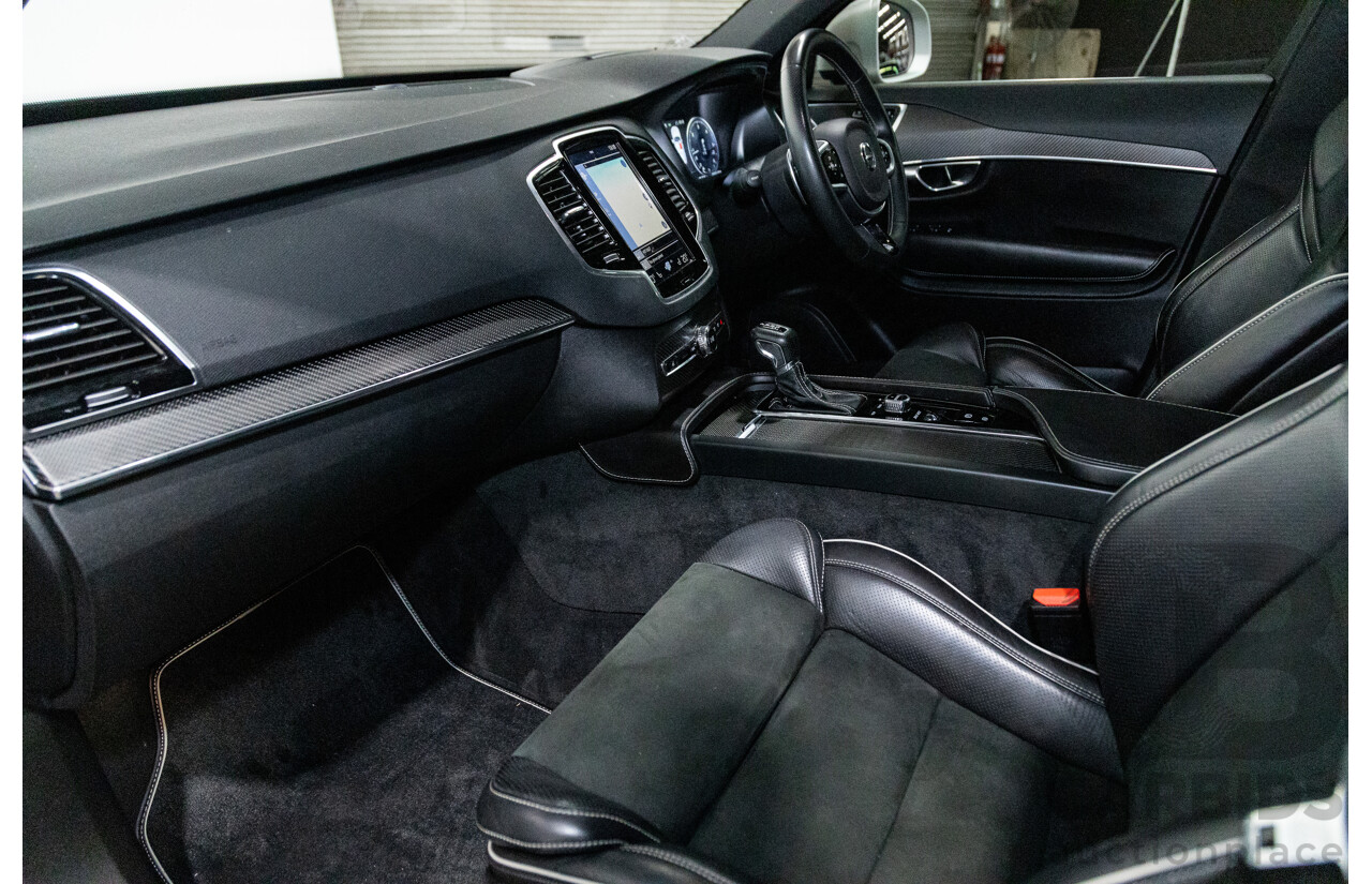 11/2016 Volvo XC90 D5 R-Design (AWD) 256 MY17 4D Wagon Grey Twin Turbo Diesel 2.0L - 7 Seater