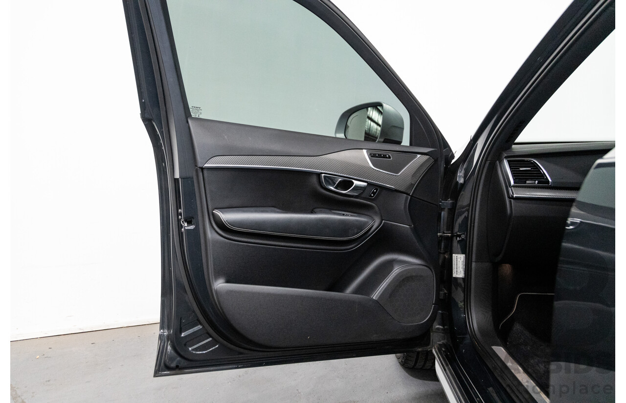 11/2016 Volvo XC90 D5 R-Design (AWD) 256 MY17 4D Wagon Grey Twin Turbo Diesel 2.0L - 7 Seater