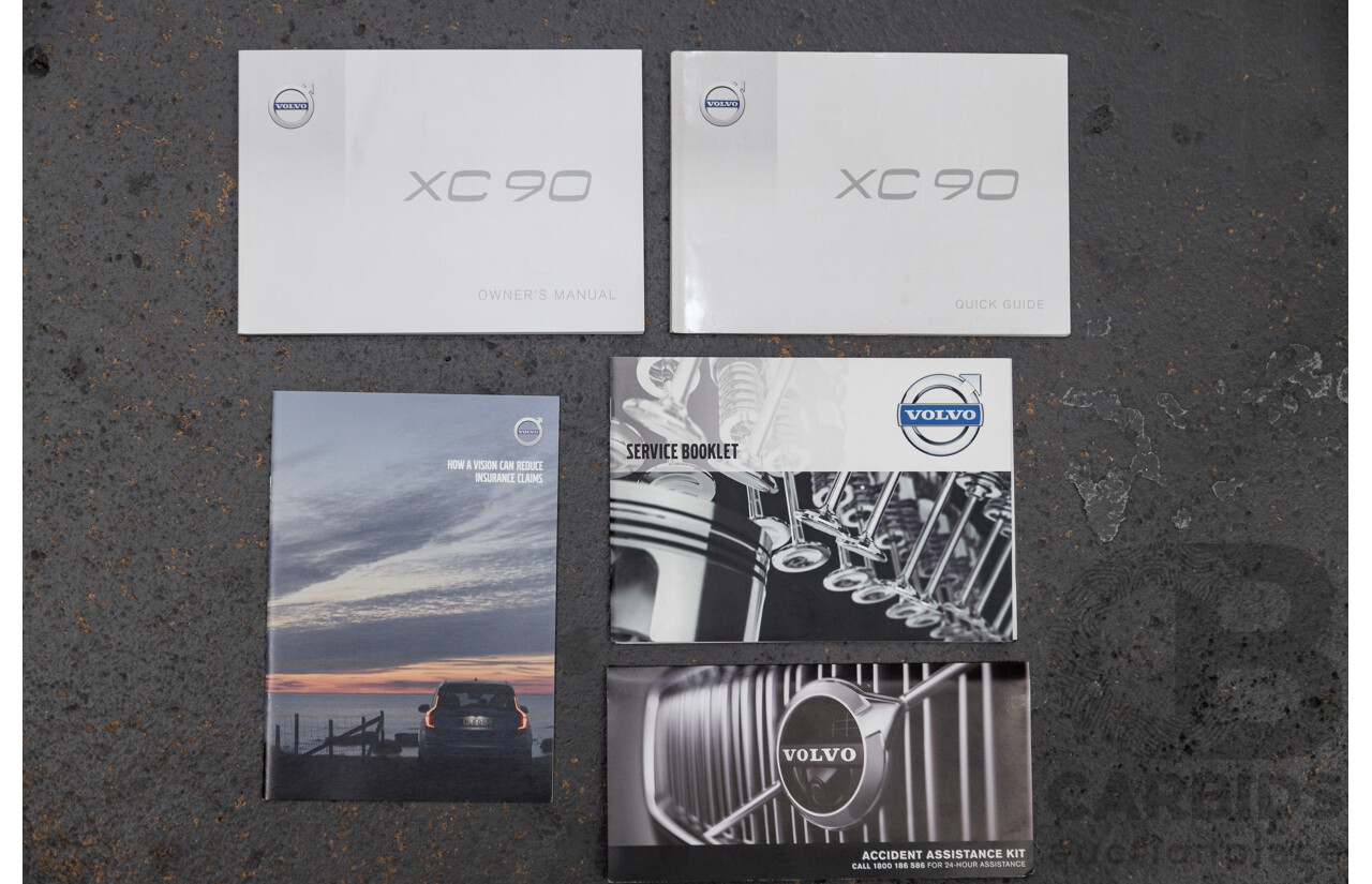 11/2016 Volvo XC90 D5 R-Design (AWD) 256 MY17 4D Wagon Grey Twin Turbo Diesel 2.0L - 7 Seater