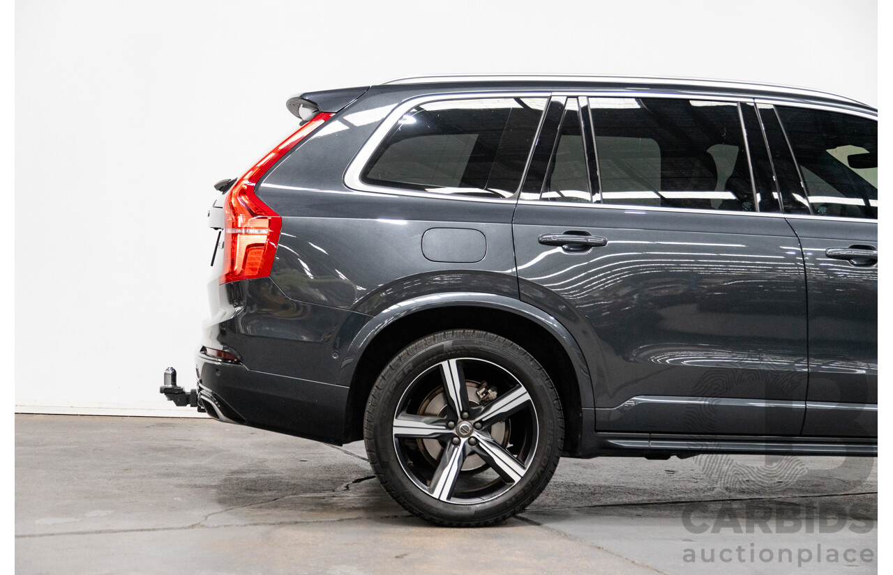 11/2016 Volvo XC90 D5 R-Design (AWD) 256 MY17 4D Wagon Grey Twin Turbo Diesel 2.0L - 7 Seater