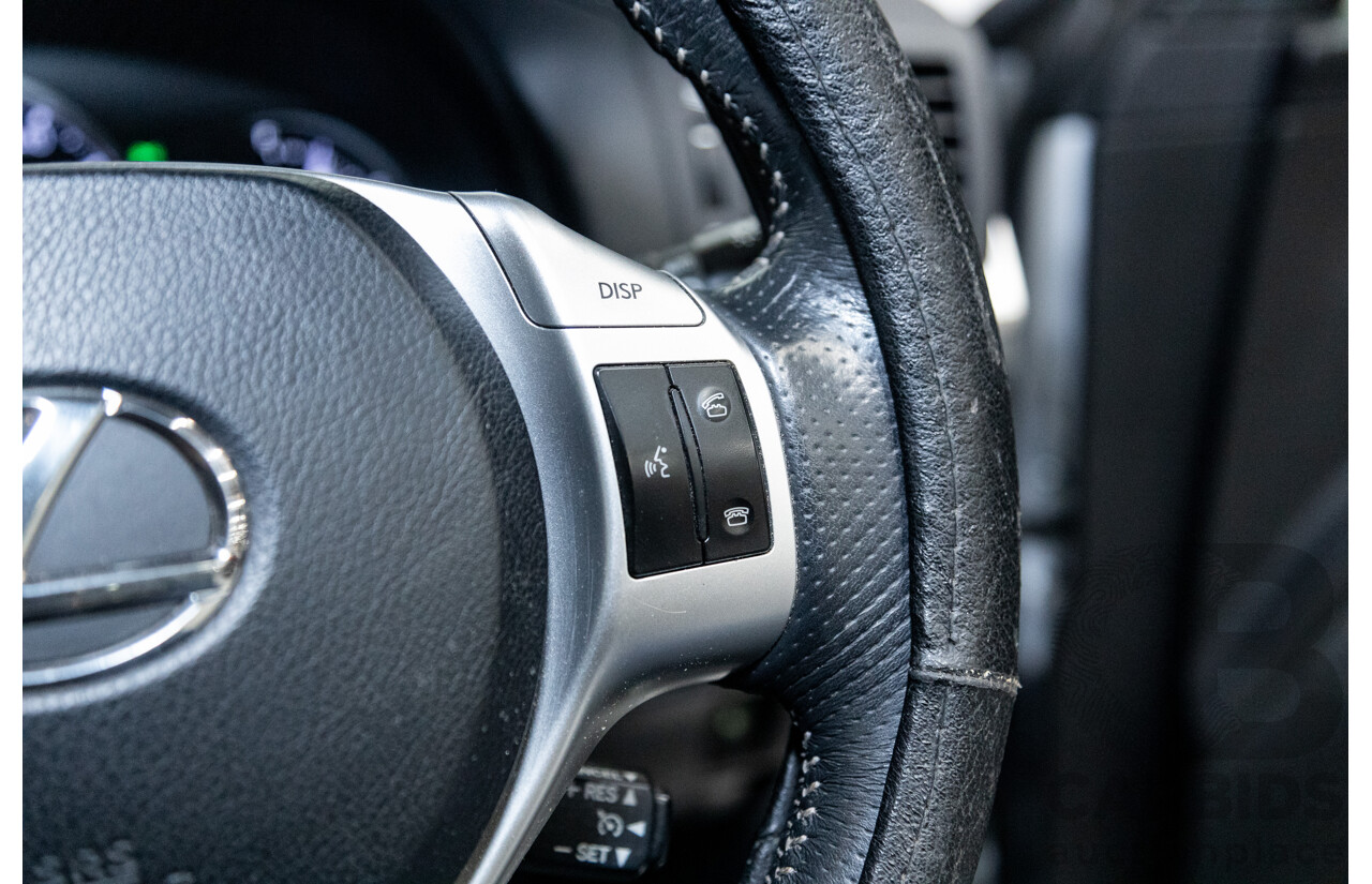 03/2013 Lexus CT 200H Hybrid F-Sport ZWA10R MY13 Upgrade 5D Hatchback Silver 1.8L - Hybrid