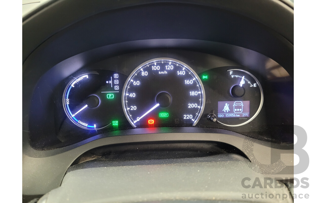 03/2013 Lexus CT 200H Hybrid F-Sport ZWA10R MY13 Upgrade 5D Hatchback Silver 1.8L - Hybrid