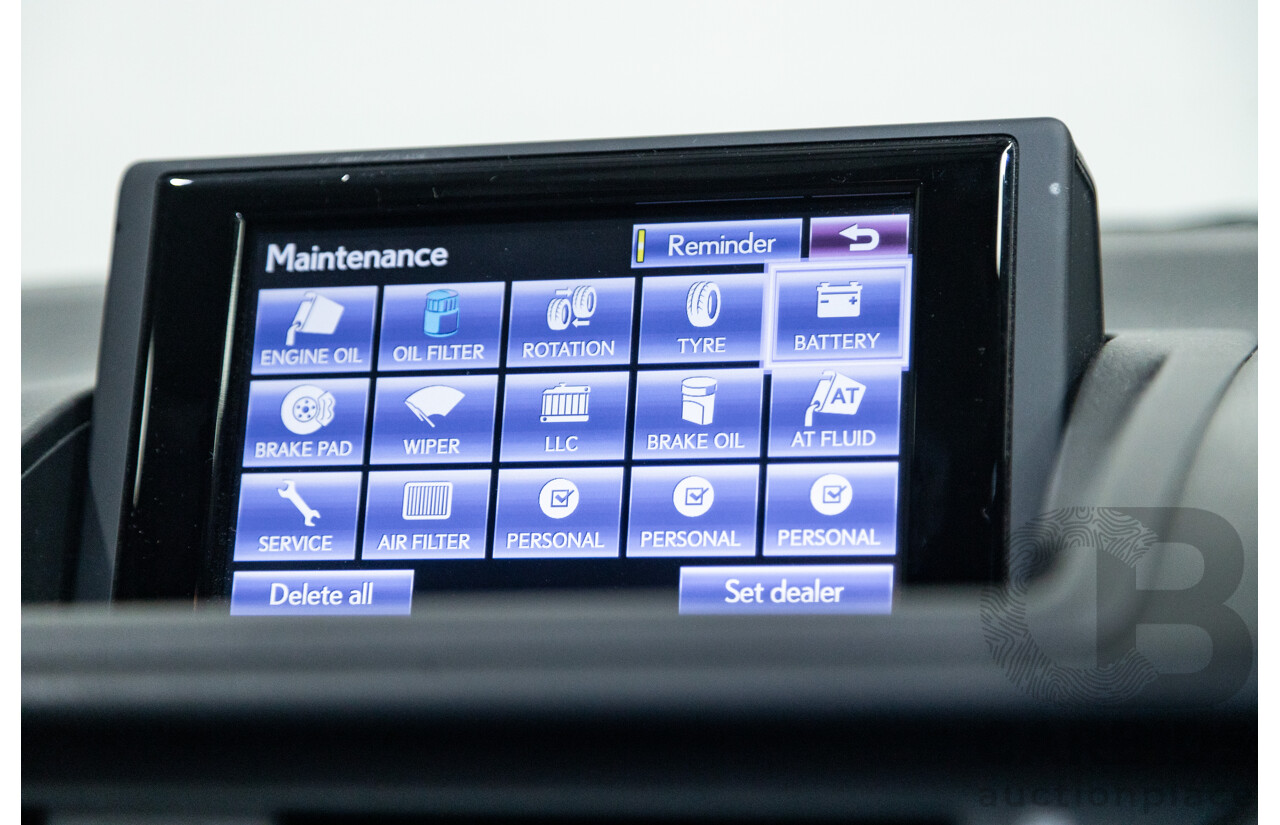 03/2013 Lexus CT 200H Hybrid F-Sport ZWA10R MY13 Upgrade 5D Hatchback Silver 1.8L - Hybrid