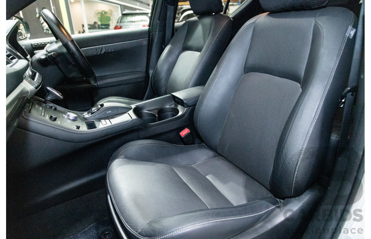 03/2013 Lexus CT 200H Hybrid F-Sport ZWA10R MY13 Upgrade 5D Hatchback Silver 1.8L - Hybrid