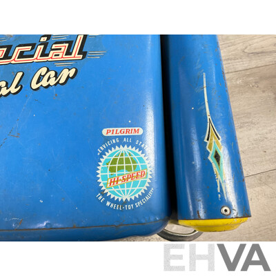 Rare Pilgrim Hi Speed Special Steel Pedal Car, Made in Australia