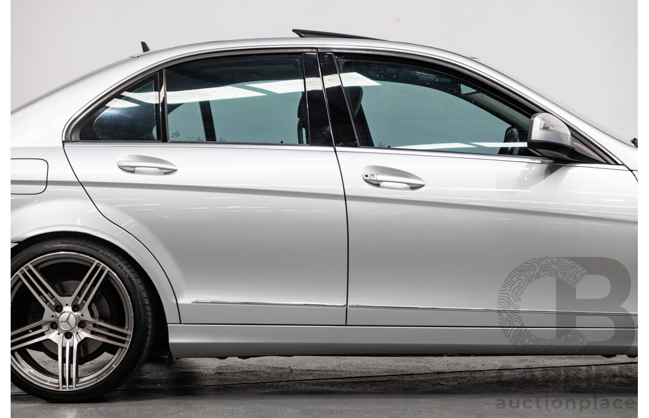 07/2007 Mercedes Benz C280 Avantgarde W204 4D Sedan Iridium Silver Metallic V6 3.0L