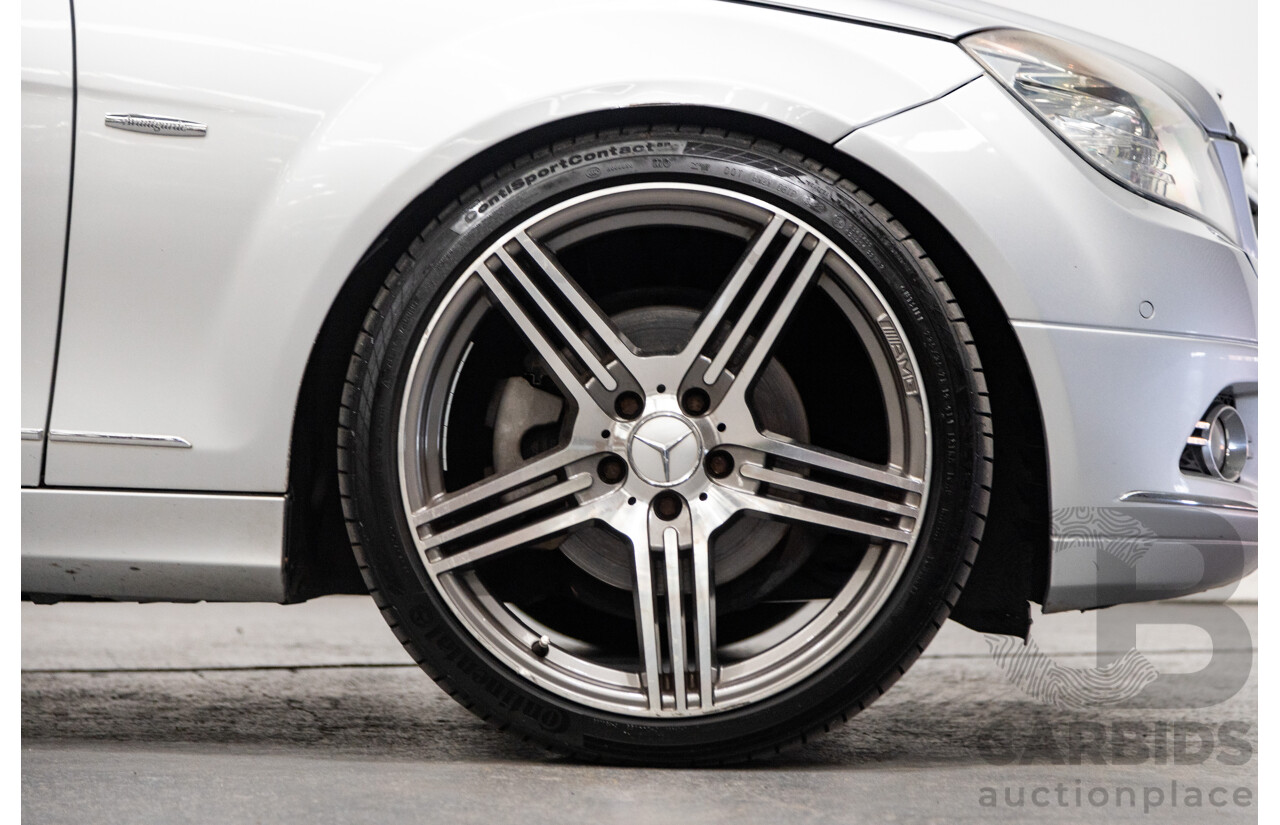 07/2007 Mercedes Benz C280 Avantgarde W204 4D Sedan Iridium Silver Metallic V6 3.0L