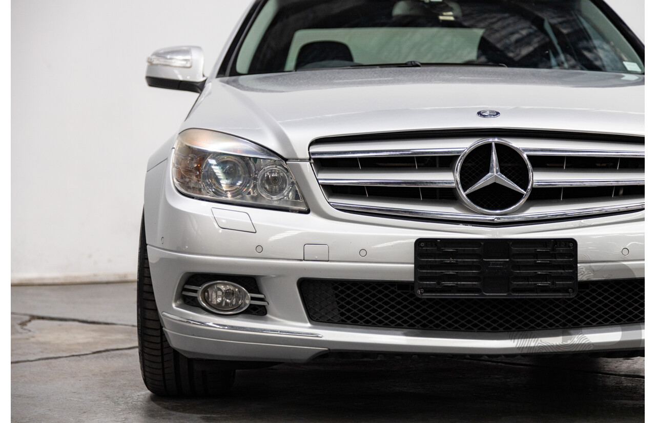 07/2007 Mercedes Benz C280 Avantgarde W204 4D Sedan Iridium Silver Metallic V6 3.0L