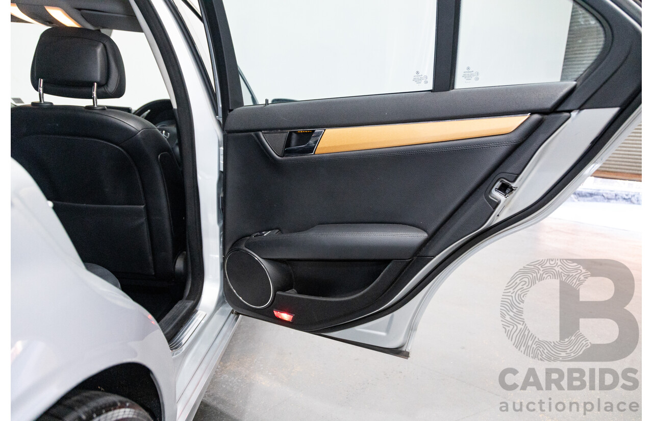 07/2007 Mercedes Benz C280 Avantgarde W204 4D Sedan Iridium Silver Metallic V6 3.0L