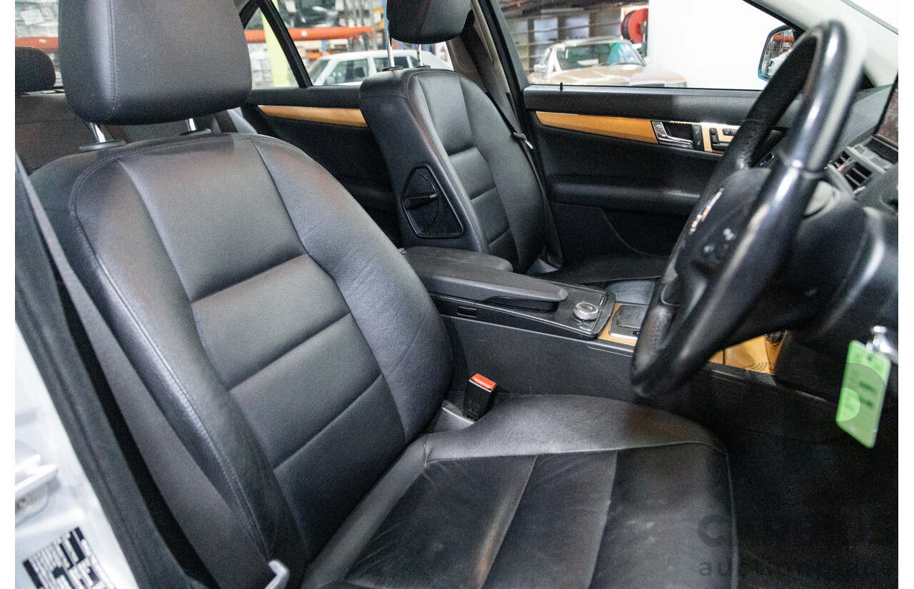 07/2007 Mercedes Benz C280 Avantgarde W204 4D Sedan Iridium Silver Metallic V6 3.0L