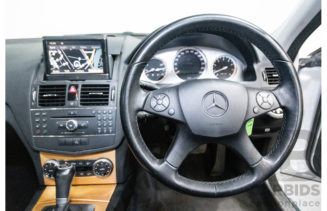 07/2007 Mercedes Benz C280 Avantgarde W204 4D Sedan Iridium Silver Metallic V6 3.0L
