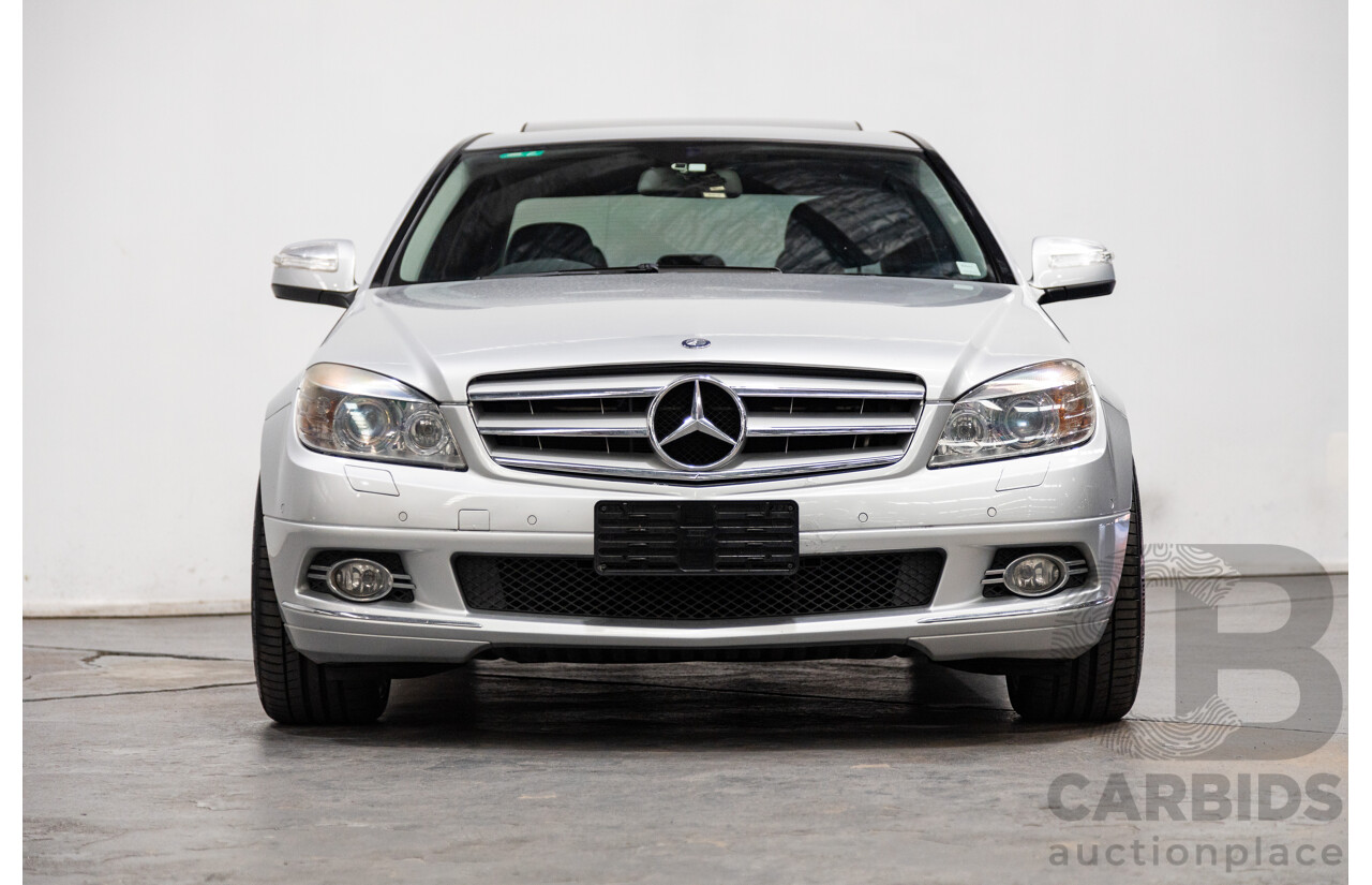 07/2007 Mercedes Benz C280 Avantgarde W204 4D Sedan Iridium Silver Metallic V6 3.0L