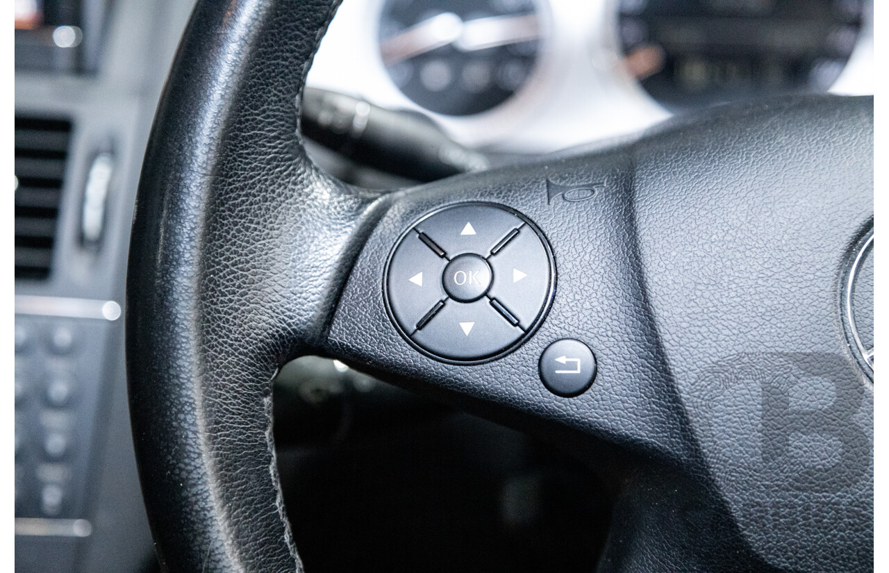 07/2007 Mercedes Benz C280 Avantgarde W204 4D Sedan Iridium Silver Metallic V6 3.0L