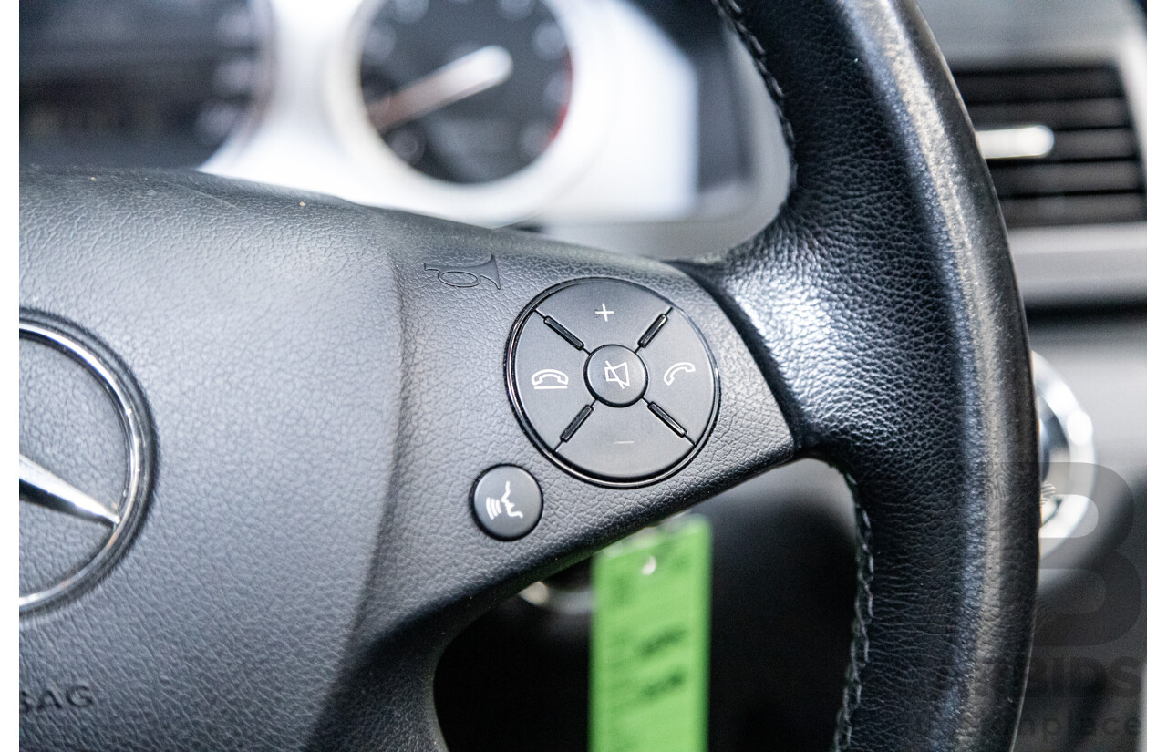 07/2007 Mercedes Benz C280 Avantgarde W204 4D Sedan Iridium Silver Metallic V6 3.0L