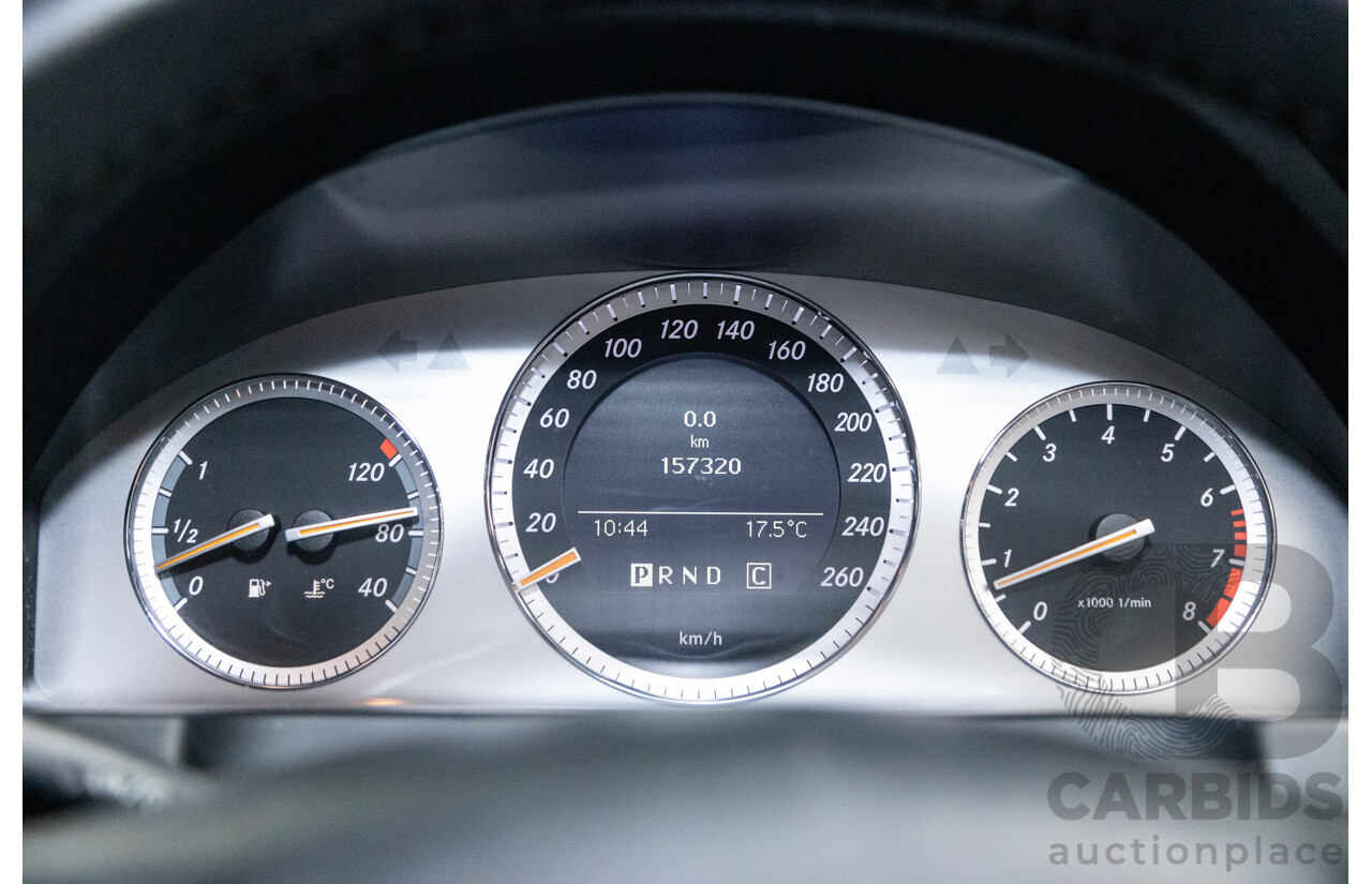 07/2007 Mercedes Benz C280 Avantgarde W204 4D Sedan Iridium Silver Metallic V6 3.0L