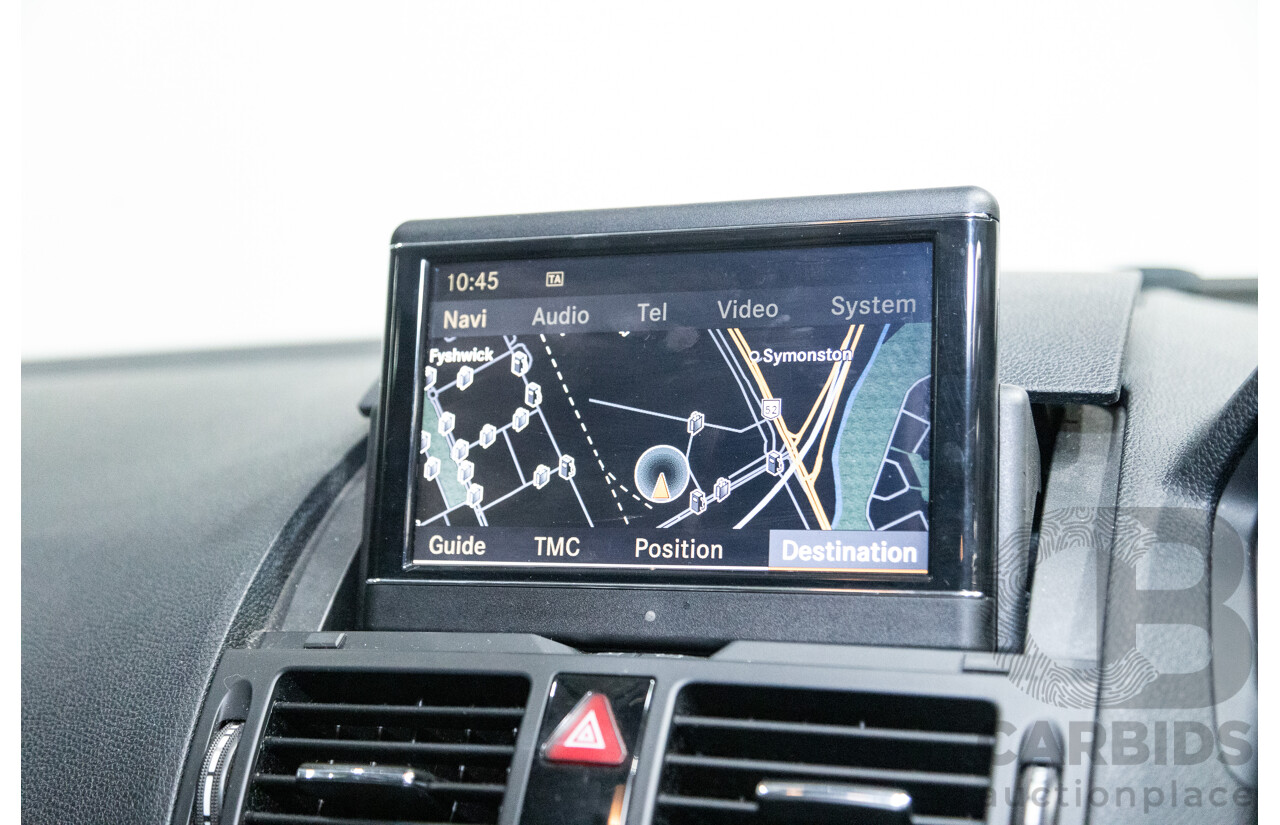 07/2007 Mercedes Benz C280 Avantgarde W204 4D Sedan Iridium Silver Metallic V6 3.0L