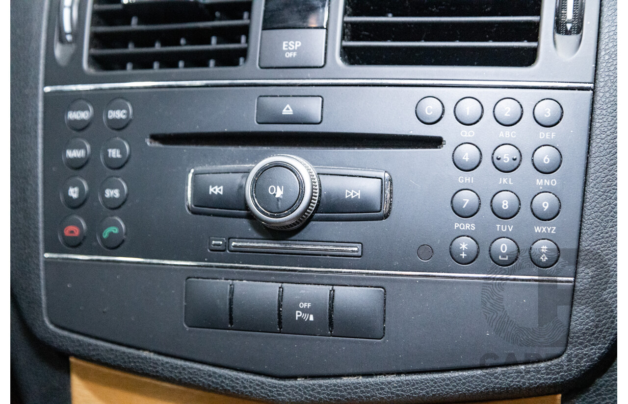 07/2007 Mercedes Benz C280 Avantgarde W204 4D Sedan Iridium Silver Metallic V6 3.0L