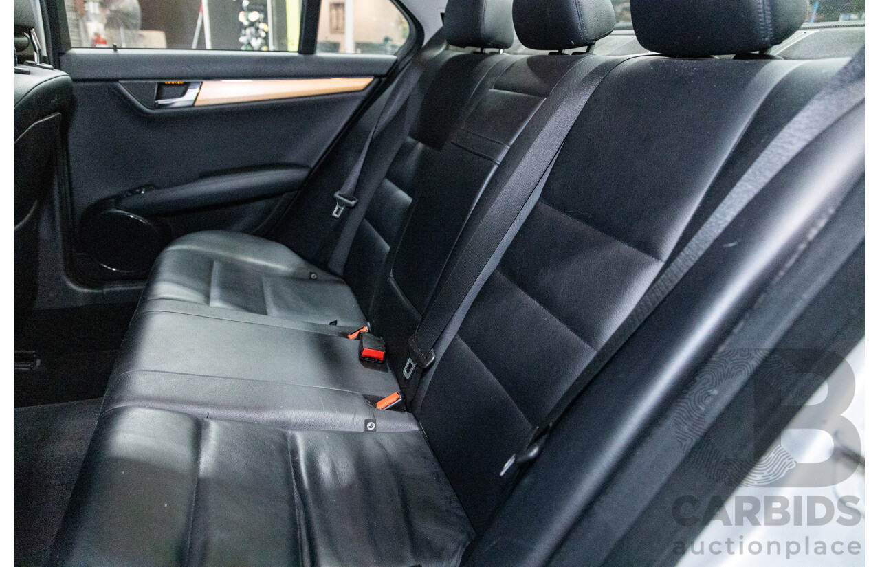 07/2007 Mercedes Benz C280 Avantgarde W204 4D Sedan Iridium Silver Metallic V6 3.0L