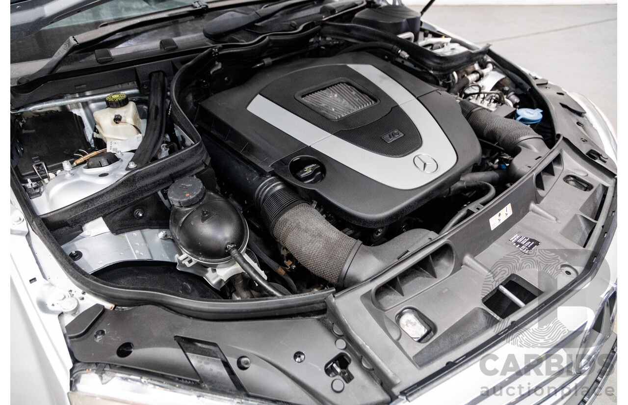 07/2007 Mercedes Benz C280 Avantgarde W204 4D Sedan Iridium Silver Metallic V6 3.0L