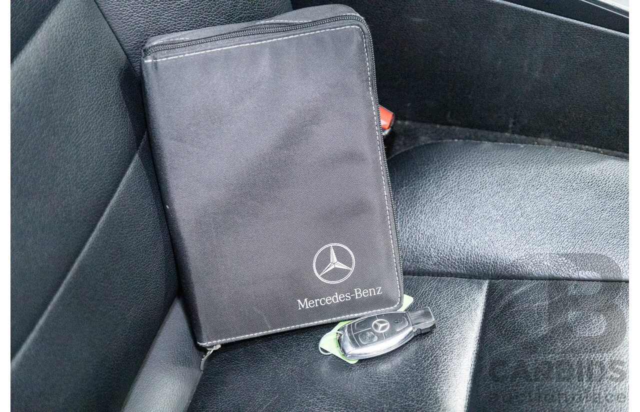 07/2007 Mercedes Benz C280 Avantgarde W204 4D Sedan Iridium Silver Metallic V6 3.0L