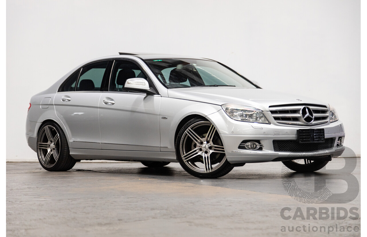 07/2007 Mercedes Benz C280 Avantgarde W204 4D Sedan Iridium Silver Metallic V6 3.0L