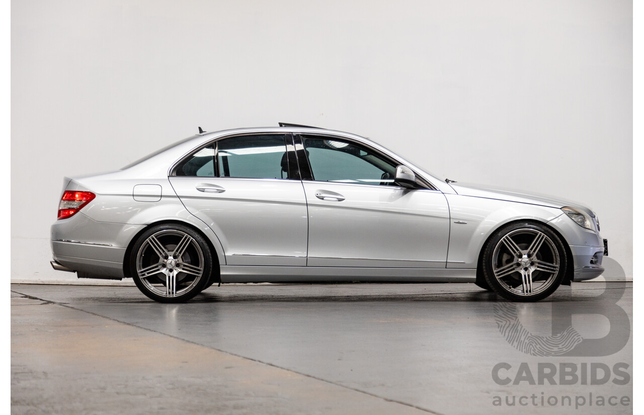 07/2007 Mercedes Benz C280 Avantgarde W204 4D Sedan Iridium Silver Metallic V6 3.0L