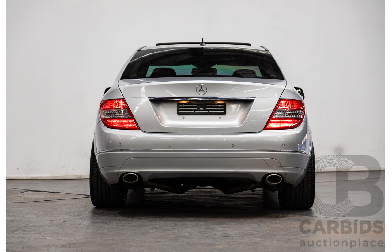 07/2007 Mercedes Benz C280 Avantgarde W204 4D Sedan Iridium Silver Metallic V6 3.0L