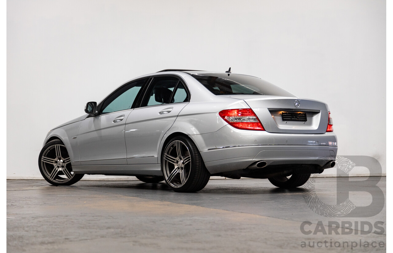 07/2007 Mercedes Benz C280 Avantgarde W204 4D Sedan Iridium Silver Metallic V6 3.0L