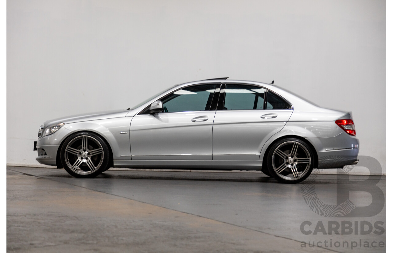 07/2007 Mercedes Benz C280 Avantgarde W204 4D Sedan Iridium Silver Metallic V6 3.0L