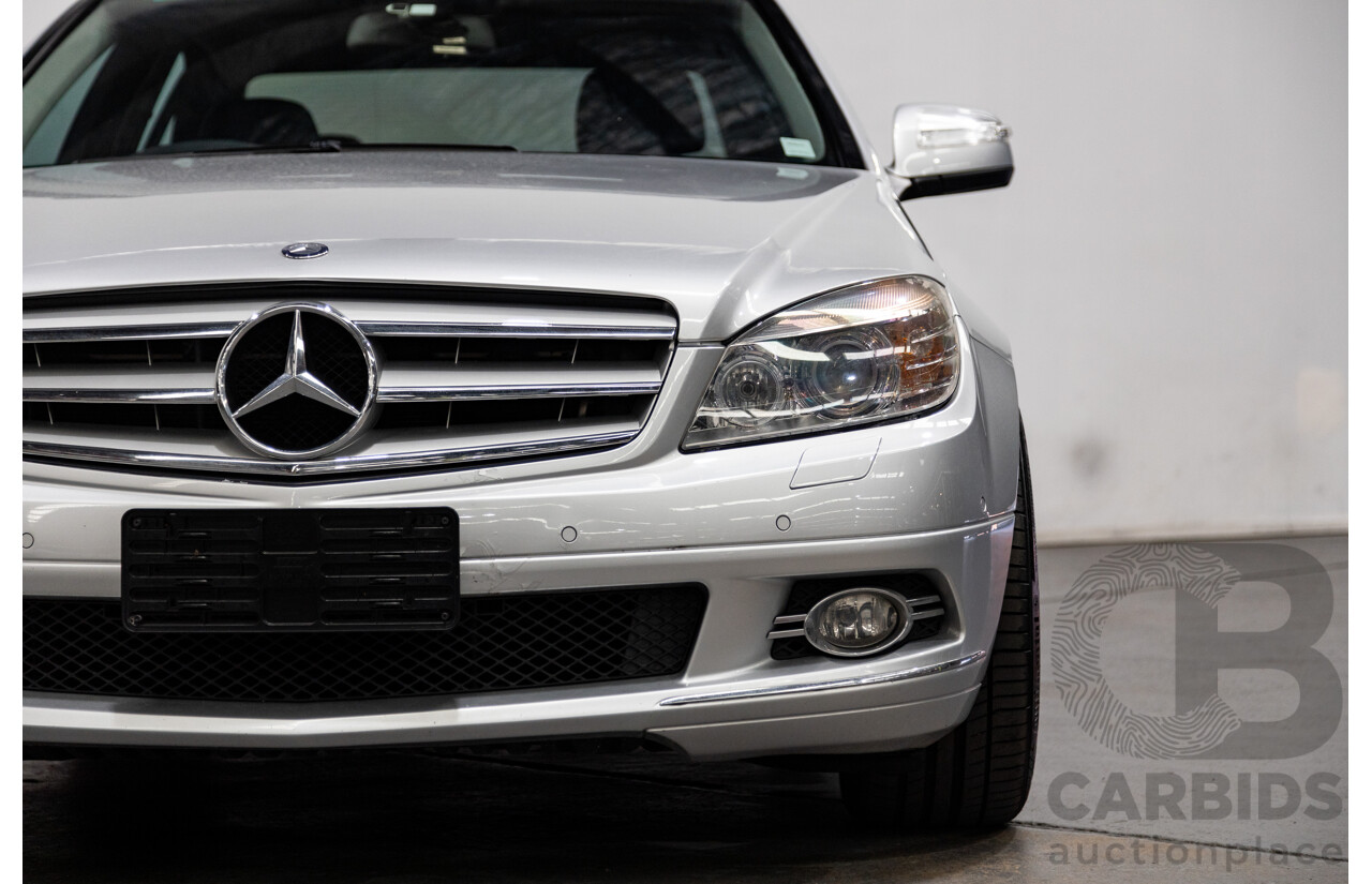 07/2007 Mercedes Benz C280 Avantgarde W204 4D Sedan Iridium Silver Metallic V6 3.0L