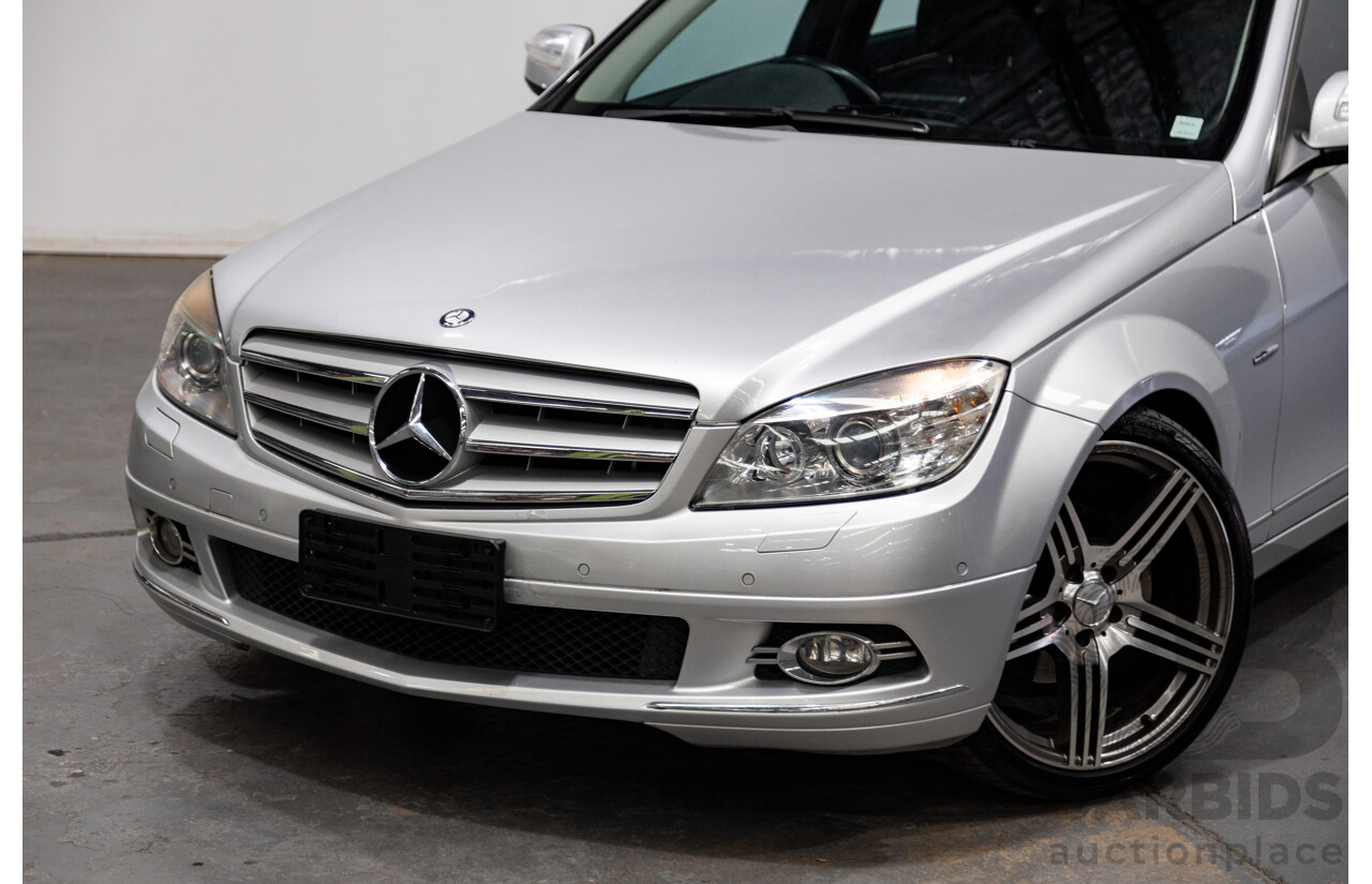 07/2007 Mercedes Benz C280 Avantgarde W204 4D Sedan Iridium Silver Metallic V6 3.0L
