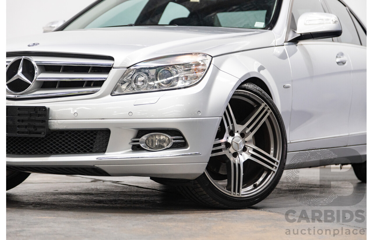 07/2007 Mercedes Benz C280 Avantgarde W204 4D Sedan Iridium Silver Metallic V6 3.0L