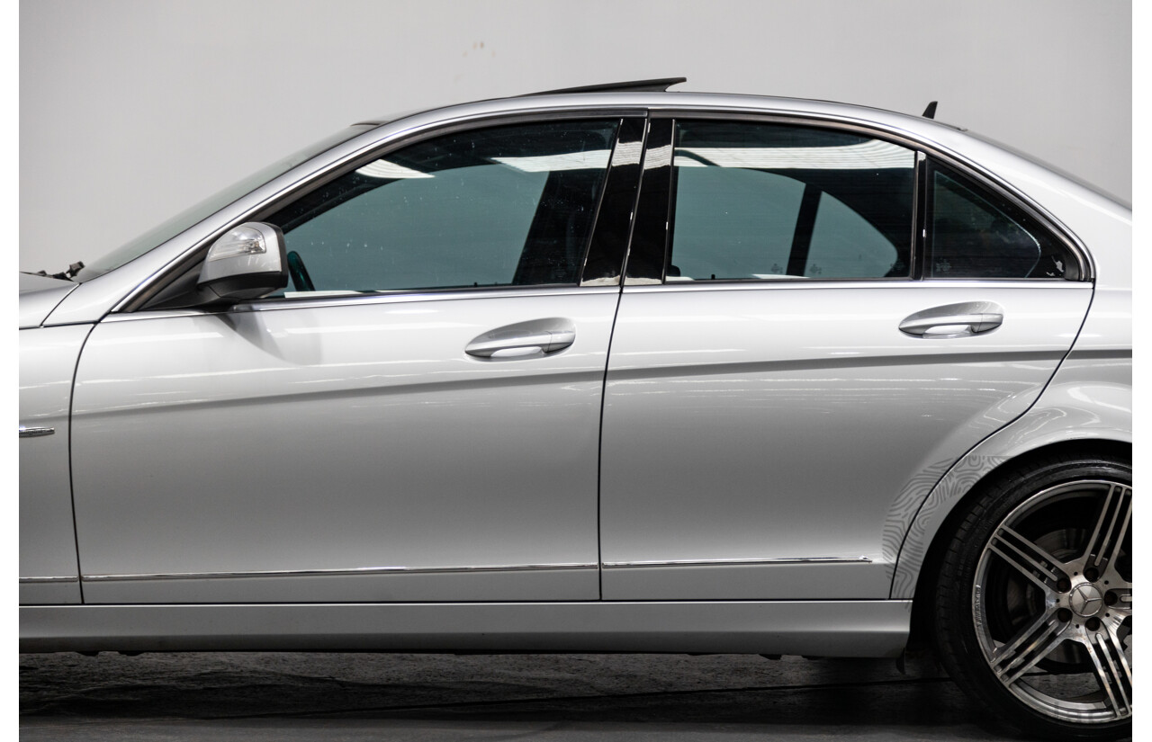 07/2007 Mercedes Benz C280 Avantgarde W204 4D Sedan Iridium Silver Metallic V6 3.0L