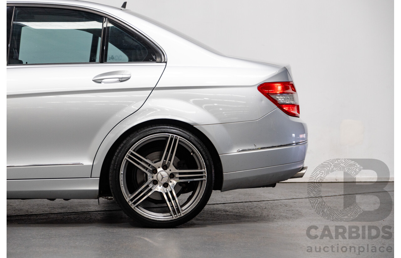 07/2007 Mercedes Benz C280 Avantgarde W204 4D Sedan Iridium Silver Metallic V6 3.0L