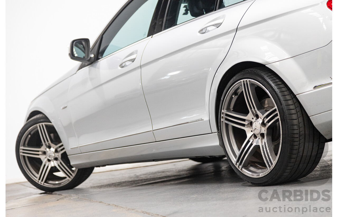 07/2007 Mercedes Benz C280 Avantgarde W204 4D Sedan Iridium Silver Metallic V6 3.0L