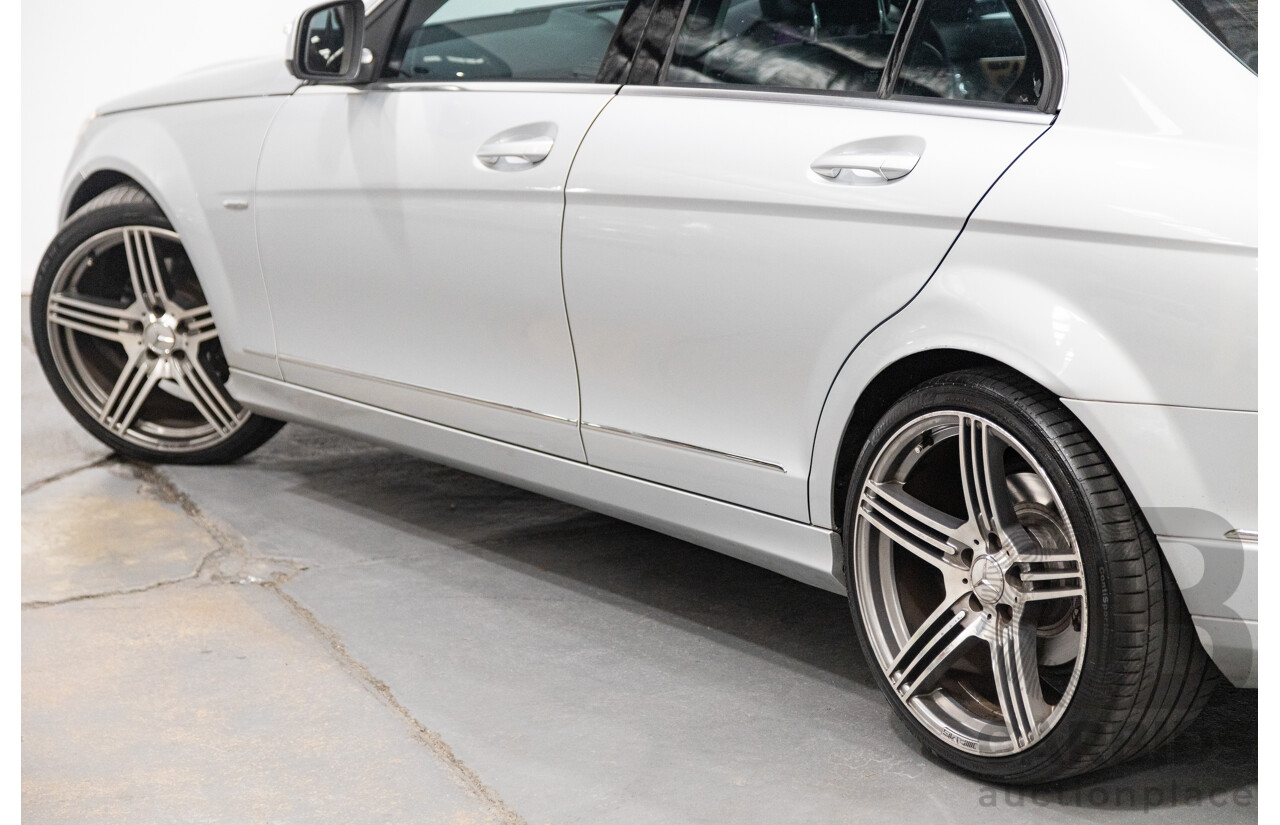 07/2007 Mercedes Benz C280 Avantgarde W204 4D Sedan Iridium Silver Metallic V6 3.0L