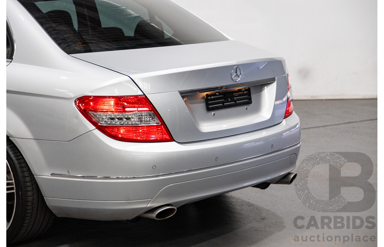 07/2007 Mercedes Benz C280 Avantgarde W204 4D Sedan Iridium Silver Metallic V6 3.0L