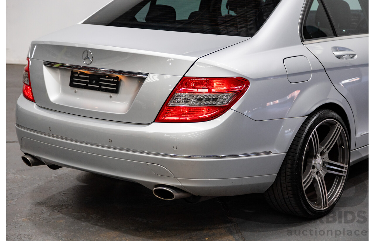 07/2007 Mercedes Benz C280 Avantgarde W204 4D Sedan Iridium Silver Metallic V6 3.0L