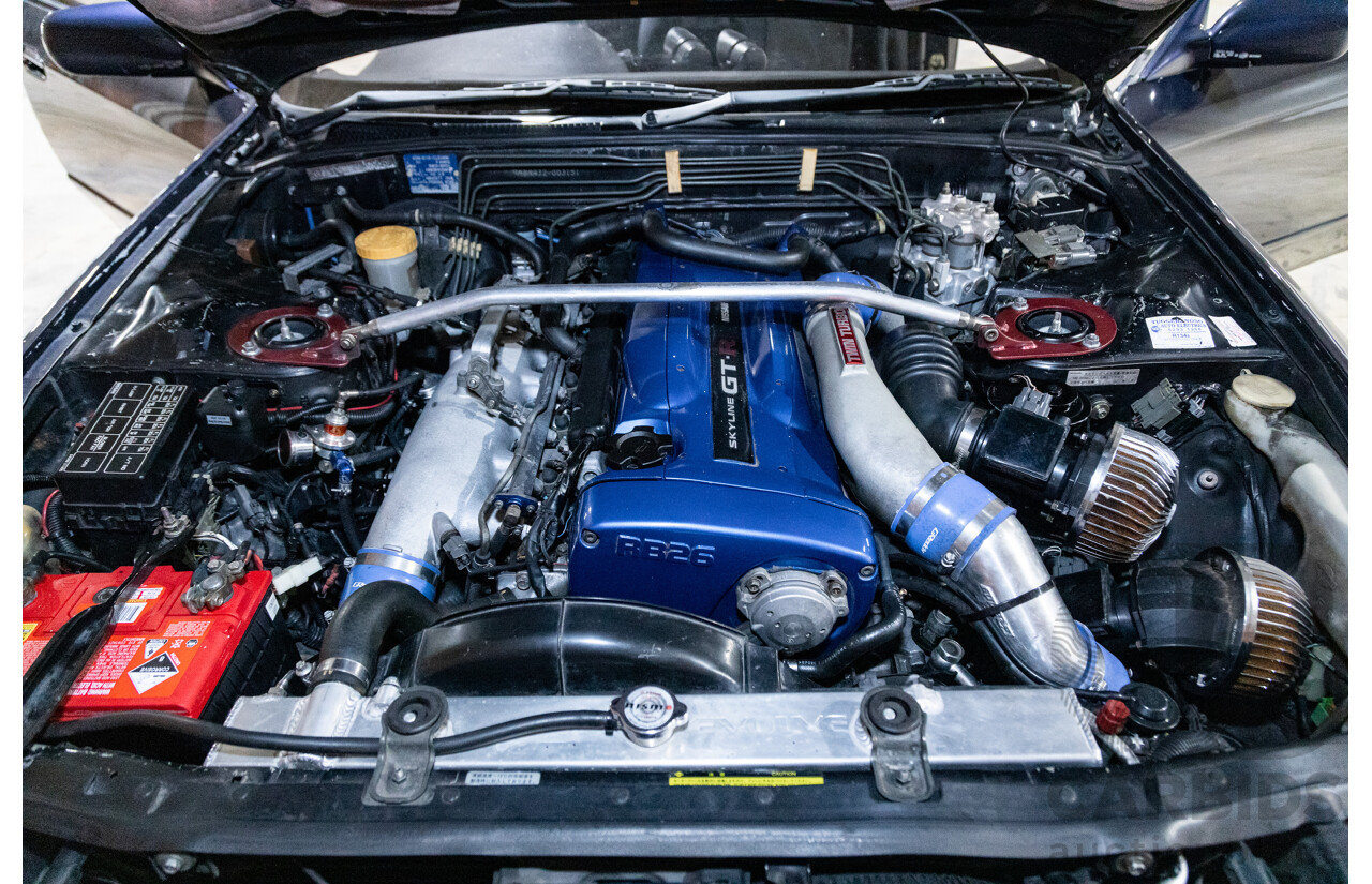 01/1989 Nissan Skyline R32 GT-R Series 1 (AWD) 2d Coupe TH1 Dark Blue Pearl Twin Turbo 2.6L - Import