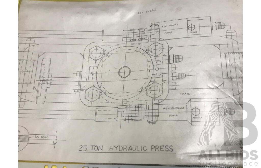 Bakahag 25 Ton Hudrualic Press