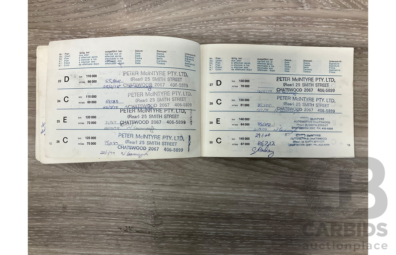 12/1970 Mercedes Benz 230 W114 4d Sedan Cream 2.3L