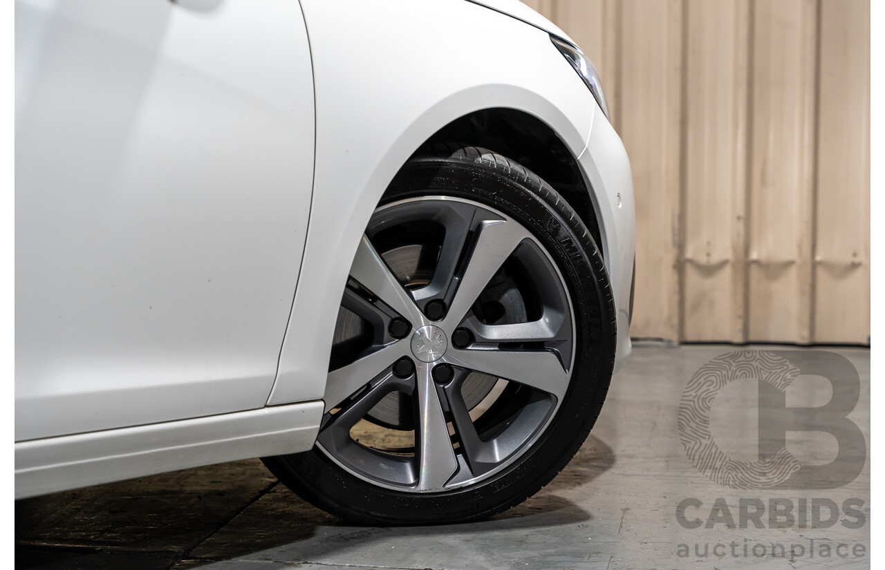 8/2018 Peugeot 308 Touring Allure T9 MY18 4d Wagon White Turbo Diesel 2.0L