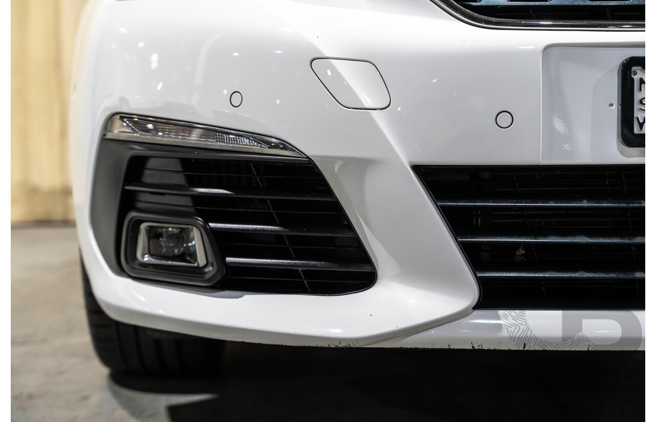 8/2018 Peugeot 308 Touring Allure T9 MY18 4d Wagon White Turbo Diesel 2.0L