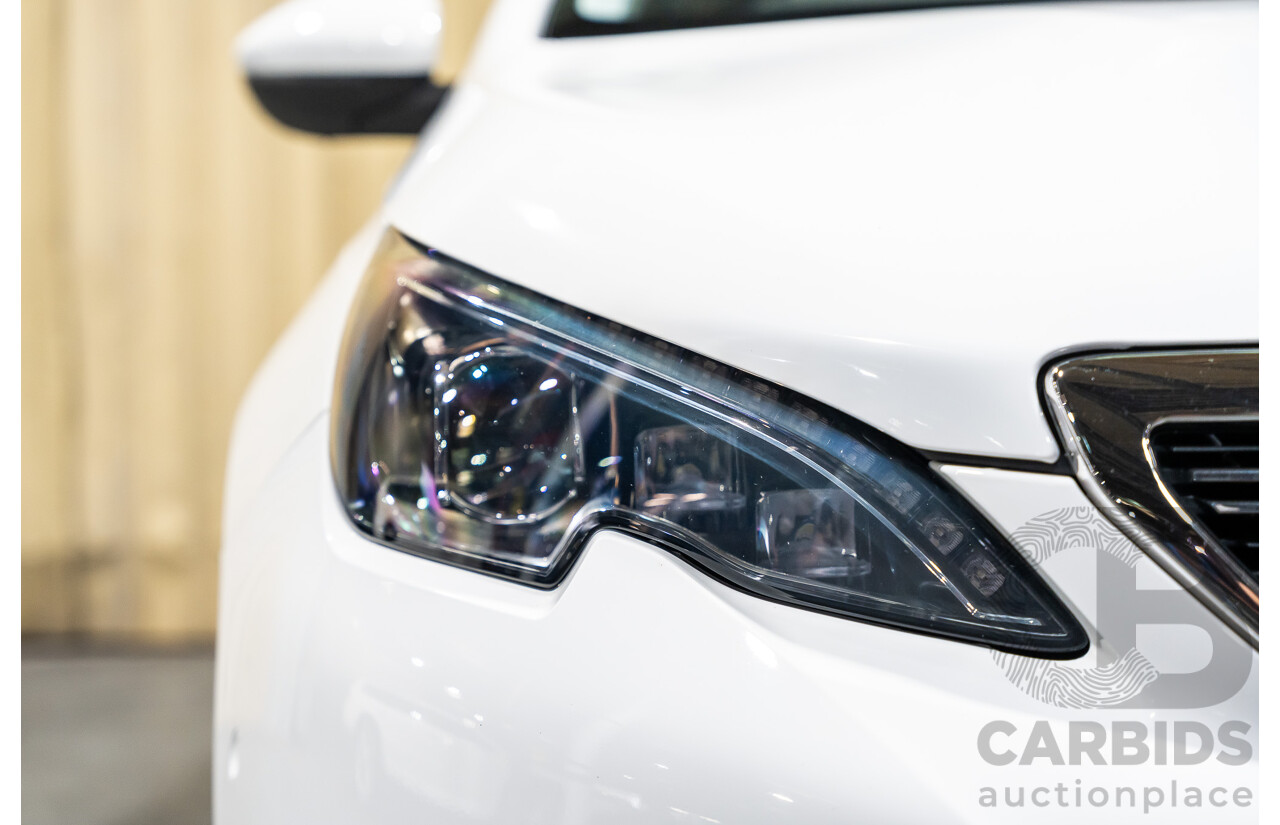 8/2018 Peugeot 308 Touring Allure T9 MY18 4d Wagon White Turbo Diesel 2.0L